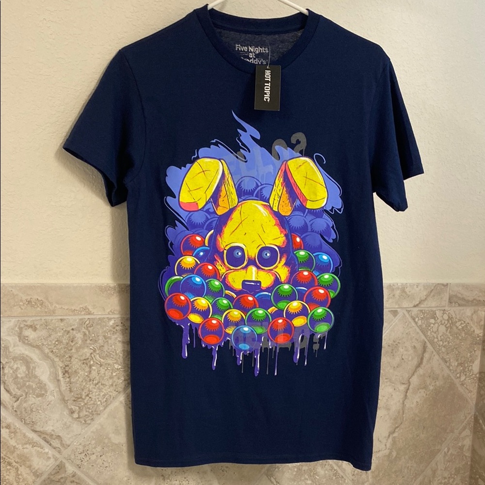 Hot Topic Navy Five Nights at Freddy's Tee
